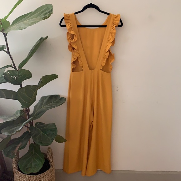 Yellow jumpsuit from Nordstrom - Picture 3 of 4